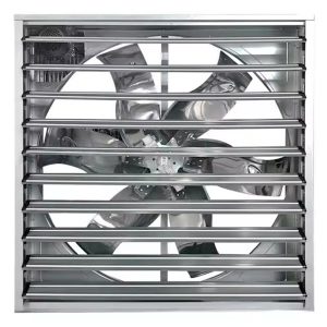 Hệ thống khử mùi trang trại heo sử dụng quạt áp suất âm mạ kẽm